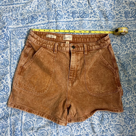 Universal Thread Pants - Vintage Style Brown Denim Women Shorts